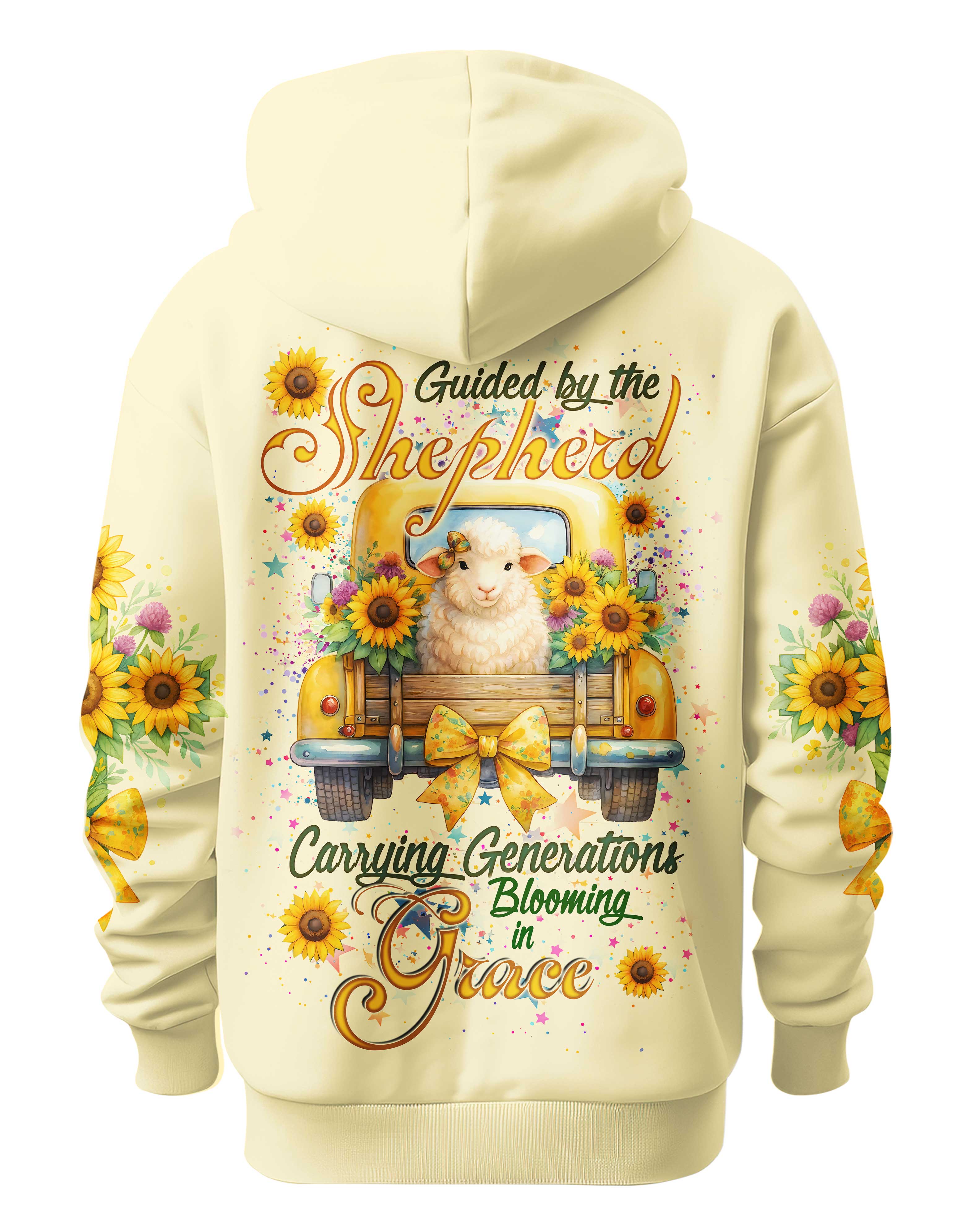 Guided By The Shepherd Carrying Generations Blooming In Grace Shirts