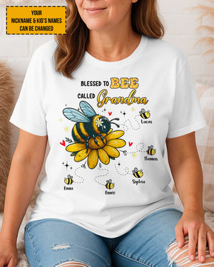 Blessed To Bee Called Grandma T-Shirt Gift For Nana Mimi