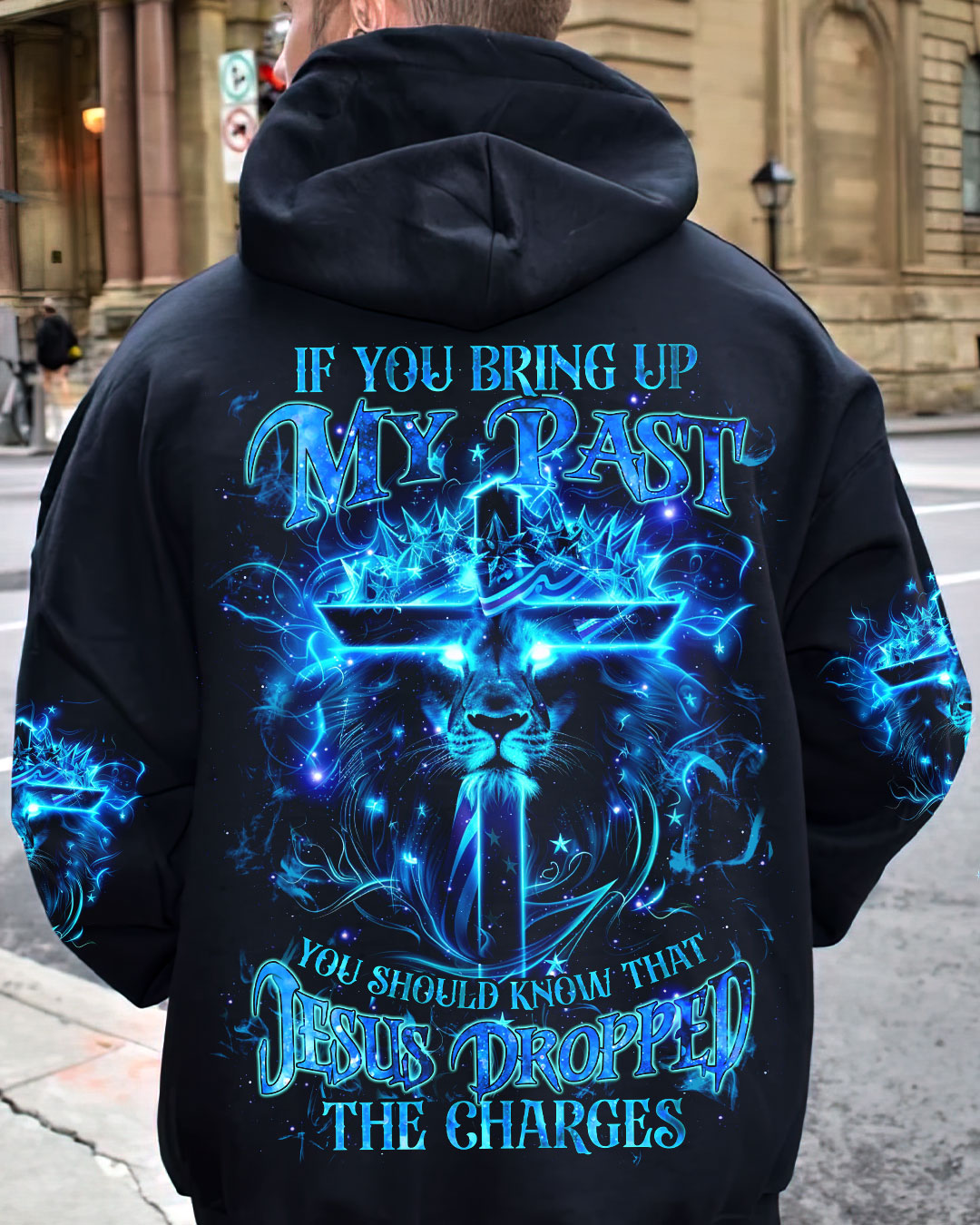 Jesus Dropped The Charges Lion Men's All Over Print Shirt - Tlnz1704244