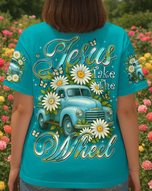 Jesus Take The Wheel Daisies Women's All Over Print Shirt - Tyqy2708252