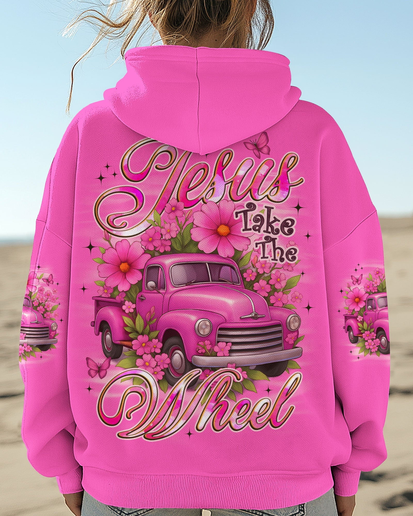 Jesus Take The Wheel Women's All Over Print Shirt - Tyqy0609253