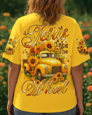 Jesus Take The Wheel Sunflowers Women's All Over Print Shirt - Tyqy0608254