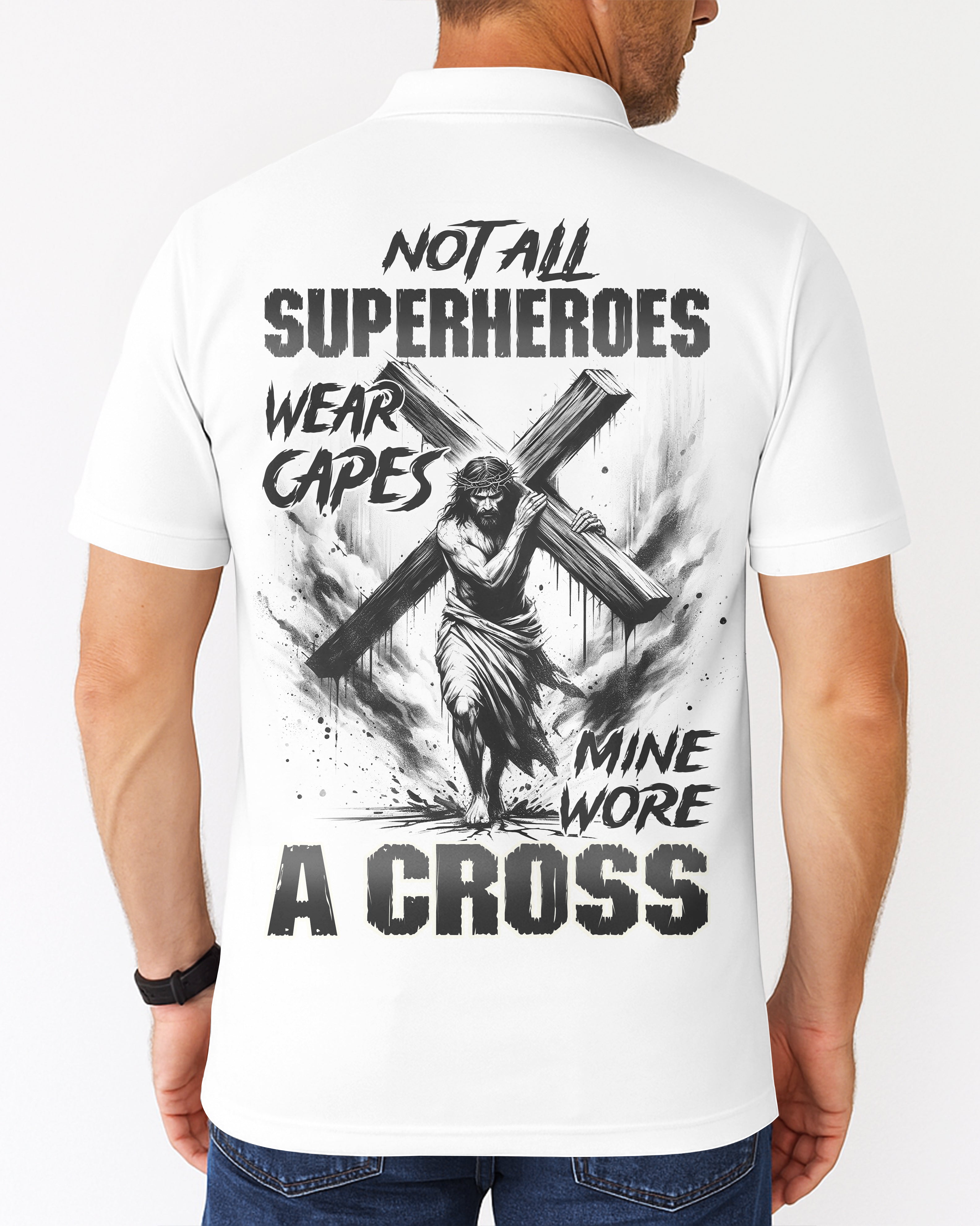 Not All Superheroes Wear Capes All Over Print Polo Shirt
