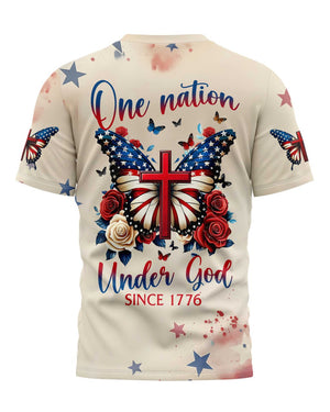 One Nation Under God All Over Print T-Shirt