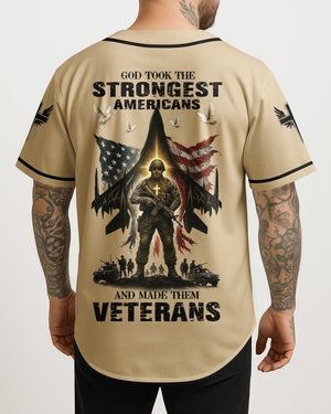 God Took The Strongest Americans All Over Print Jersey