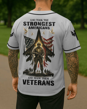 God Took The Strongest Americans All Over Print Jersey