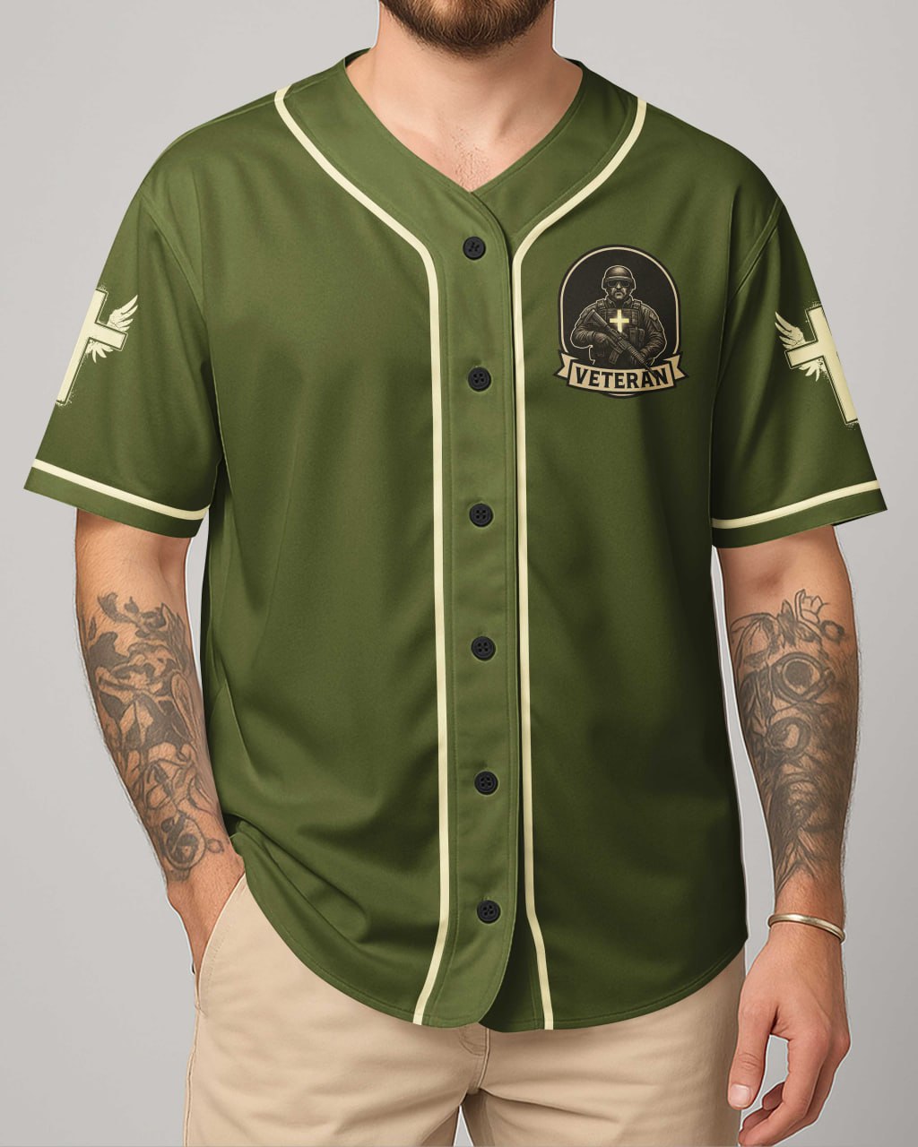 God Took The Strongest Americans All Over Print Jersey