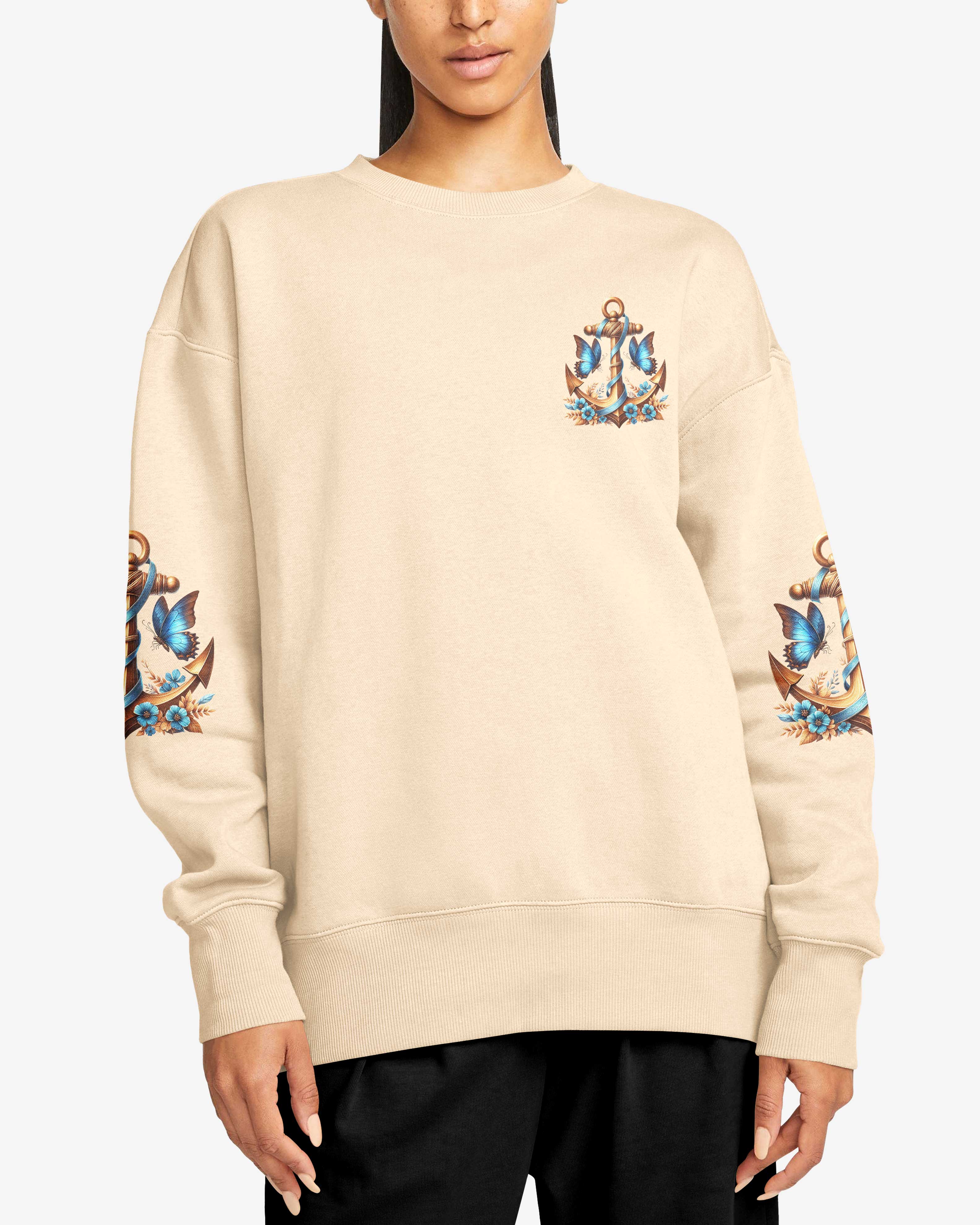 Jesus Is My Anchor All Over Print Sweater