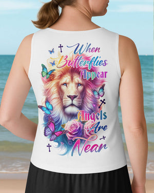 When Butterflies Appear V-neck Tank Top